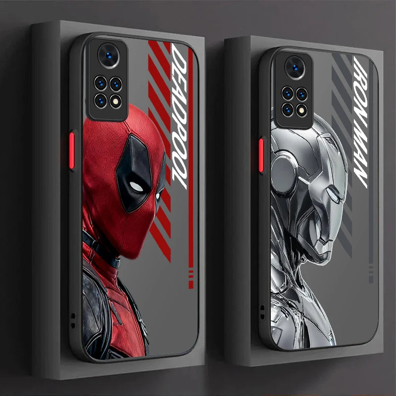 Bat Spider Man Venom Hulk Case For Xiaomi Redmi Note 14 13 12 11 Pro Plus 5G 12S 11S 10S 10 9 Redmi 14C 13C 12C 12 4G A3 A3X