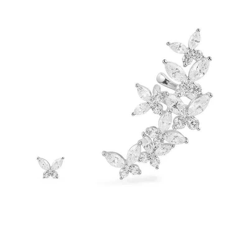 LI KI 925 Sterling Silver 2022 New Butterfly Earrings  Beautiful Fashion Jewelry Free Delivery Valentine'S Day Gift