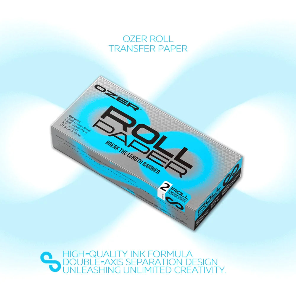 OZER Tattoo Transfer Paper Rolling Paper Thermal Copier Template Paper for Thermal Printer Tattoo Paper for Tattoo Supplies
