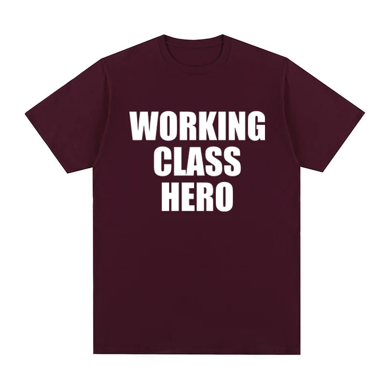 working class hero John Vintage t-shirt Streetwear Y2K 90s Cotton Men T shirt New TEE TSHIRT Womens tops