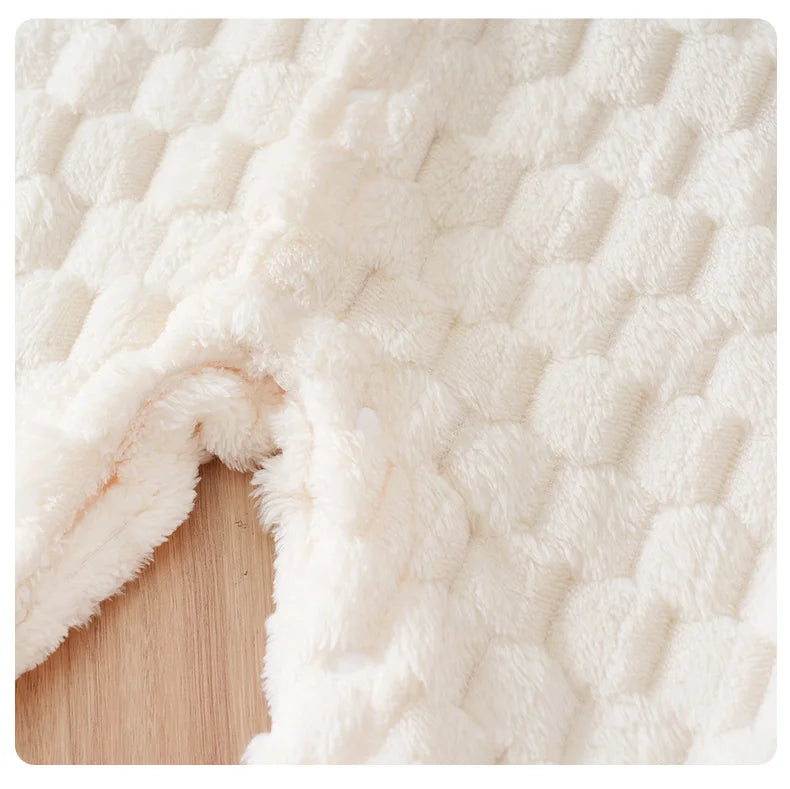 Newborn Baby Romper Winter Flannel White Hooded ears long sleeve Unisex Baby Bodysuits 0-18 months Boy Girl Comfort Clothes