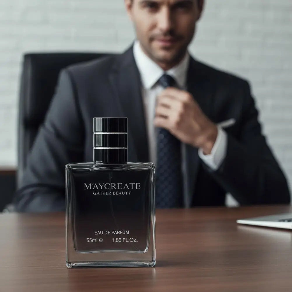 55ml Men's Cologne Perfume Spray Gu Long, Woody Long-lasting Fresh Charm Light Fragrance Floral Fragrance