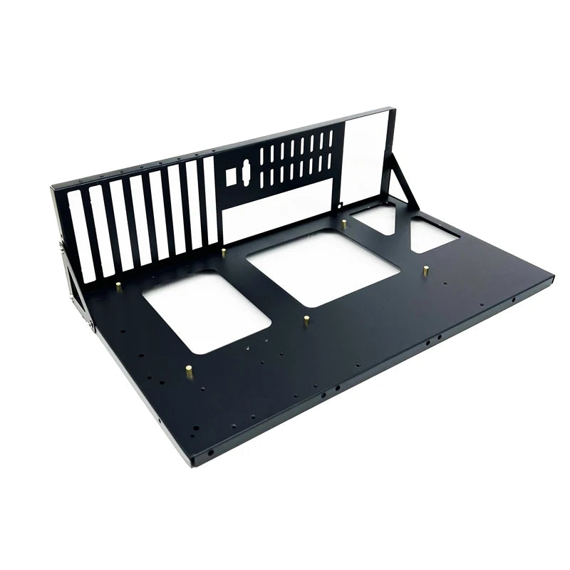 DIY PC Test Bench Open Chassis Rack for ATX/M-ATX/ITX Motherboards Solid Open Air Simple Rack DIY Computer Case Easy to Assemble