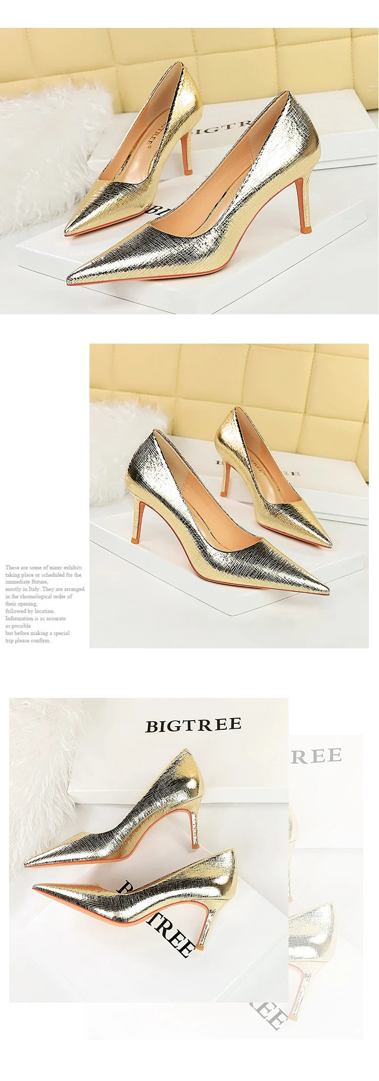 BIGTREE Shoes Retro High Heels High-quality Women Pumps Large Size 43 Stilettos Fashion Party Shoes Women Heels Wedding Shoes