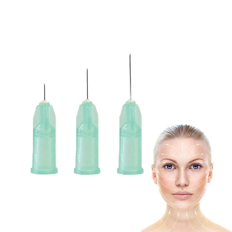 100pcs/Box 32G 4mm 6mm 13mm Painless Small Irrigator Needle Tip Eyelid Tool for Dental Syringes