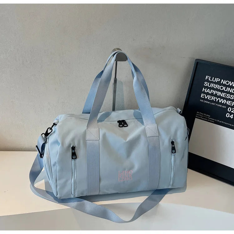 Fashion Travel Bags For Women Large Capacity Men's Sports Bag Waterproof Weekend Sac Voyage Female Messenger Bag Dry And Wet