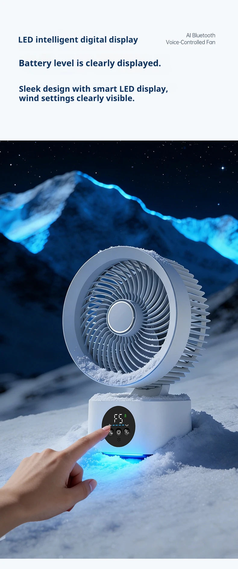 2026 New Upgrade Portable Rechargeable USB Wall Hanging Fan Remote Control Folding Shaking Head Fan With Nightlight Air