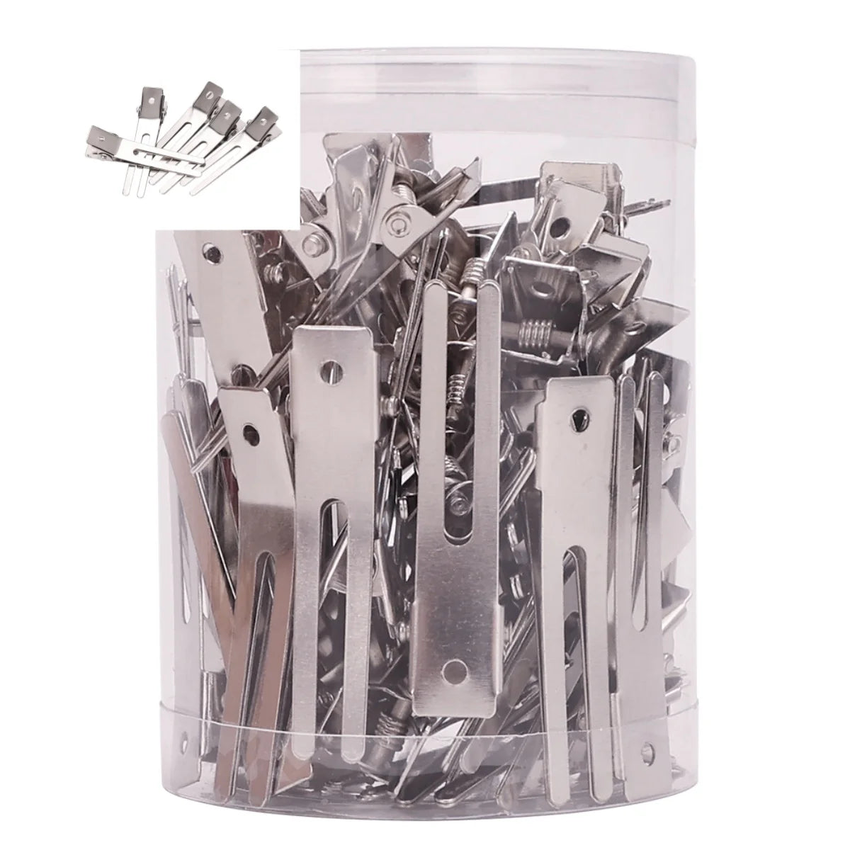 12/35/50/70/80Pcs Positioning Metal Hair Clips Hairpins for Women Styling Tools Barber Hair Cut Clamps DIY Curls for Salon
