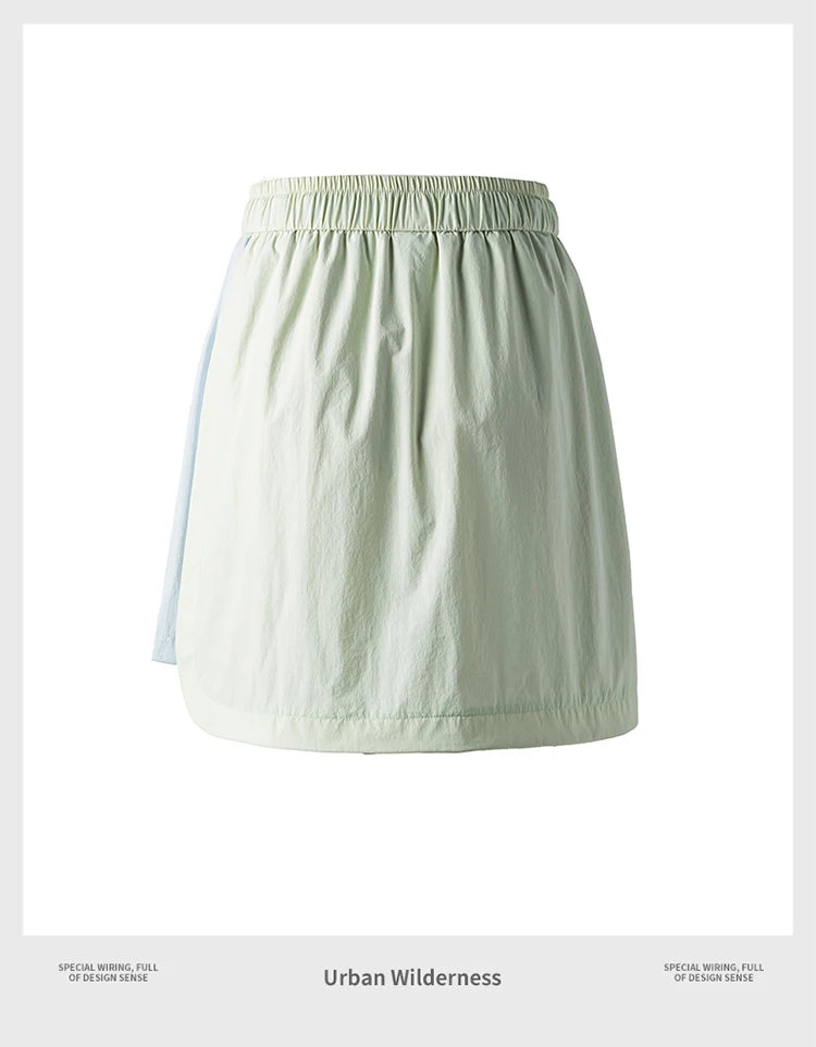 Women's UPF2000+ UV Protection Skort High Waist Hiking Skirt Shorts Quick Dry Cooling Summer Tennis Sports Skirt with Pouch