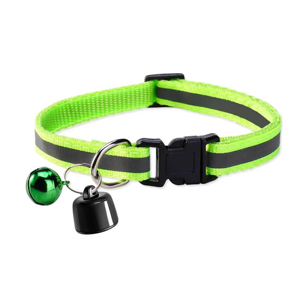 Lightweight Cat Collar with Reflective Pattern Waterproof GPS Tracker GPS Tracker Device for iOS & Android