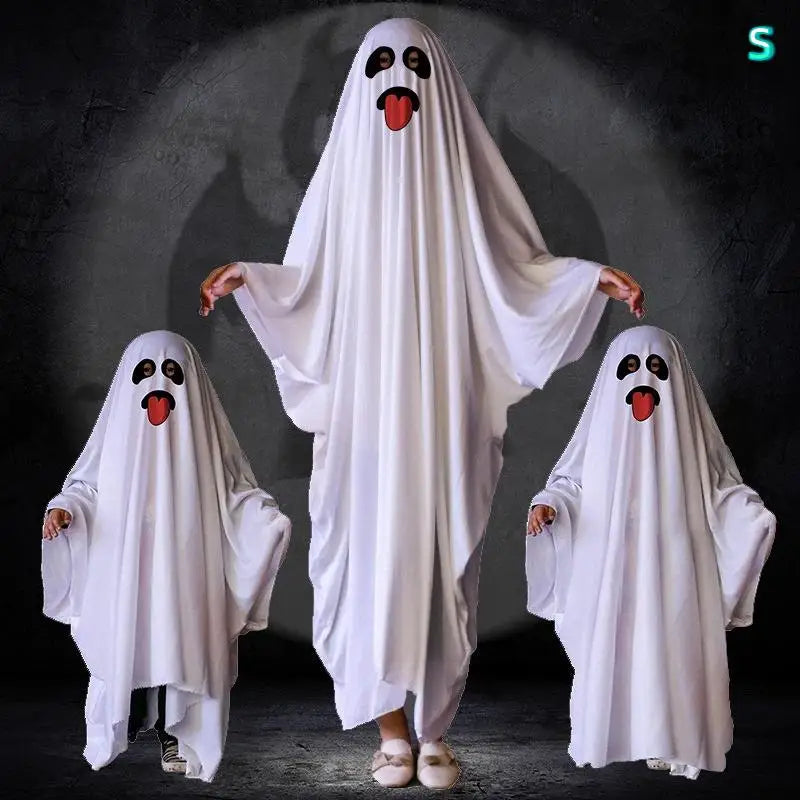 Halloween Costume Soft Breathable Fabric Easy Wear Cute Prints For Adults Kids Halloween Parties