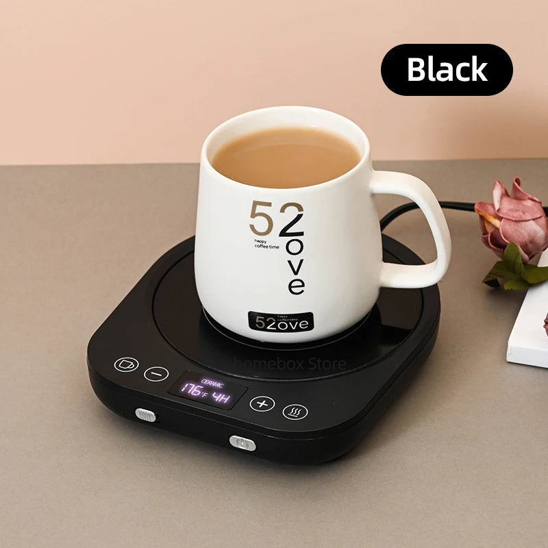 110V/220V Coffee Mug Warmer Timing Cup Heater Hot Tea Makers Heating Pad Warmer Coaster Electric Hot Plate Coffee Heater 36W