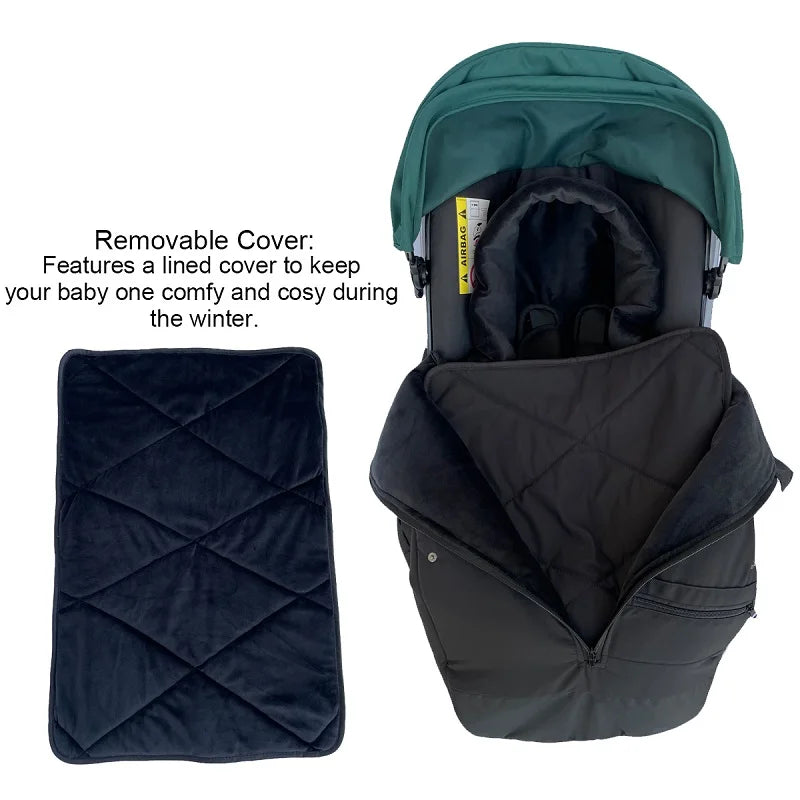 Stroller Accessories Footmuff Waterproof Warm Compatible With Doona Stroller, Universal Car Seat