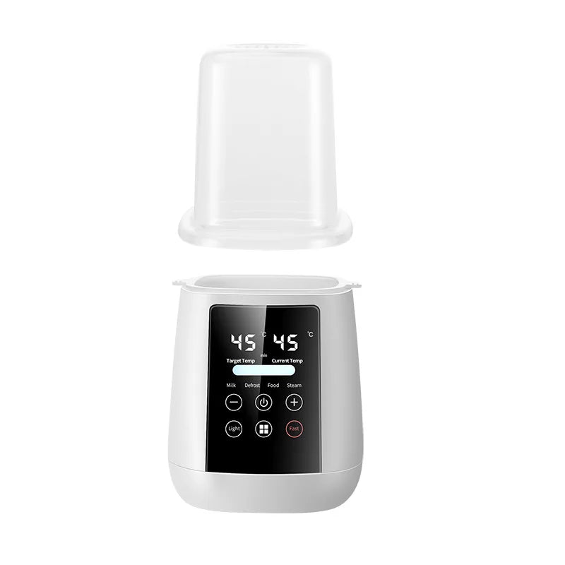 Babyflessenwarmer en sterilisator 6-in-1 Multifunctionele moedermelkverwarmer Nauwkeurige temperatuurregeling Babyflessenverwarm