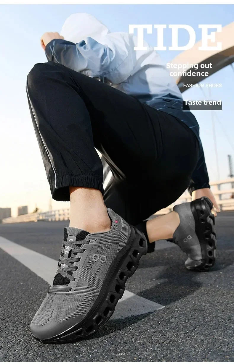 Running Sneakers Men Lightweight Breathable Wear-Resistant Soft Gym Jogging Shoes Comfort Marathon Athletic Sports Shoes for Man