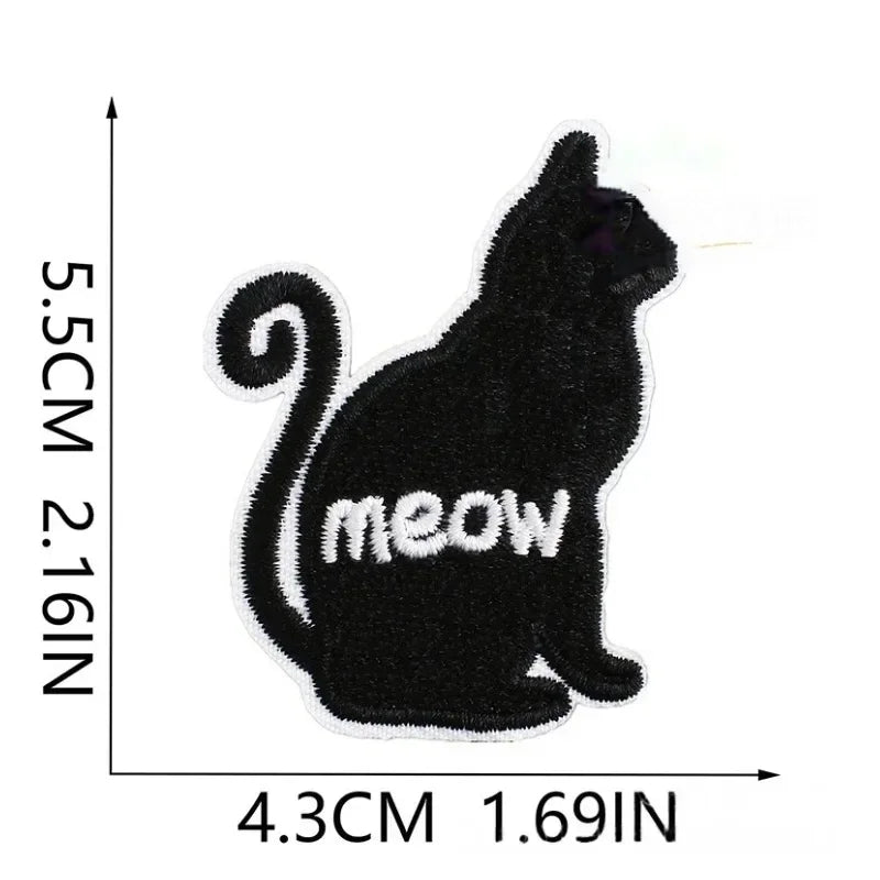 Halloween Themed Style Embroidere Costume Punk DIY Sewing IronCostume Hot Stick Patch