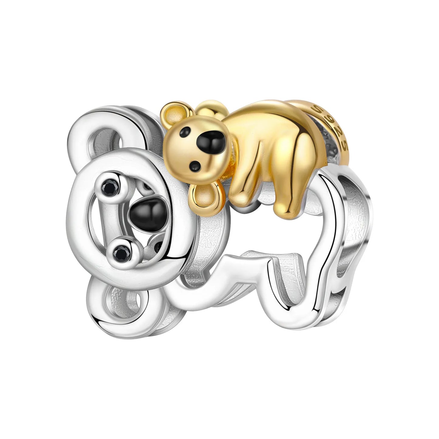 925 Sterling Silver Cute Pet Animal Lion King Pendant DIY Jewelry Beads for Women Bangle Bracelet Necklace Birthday Party Gifts