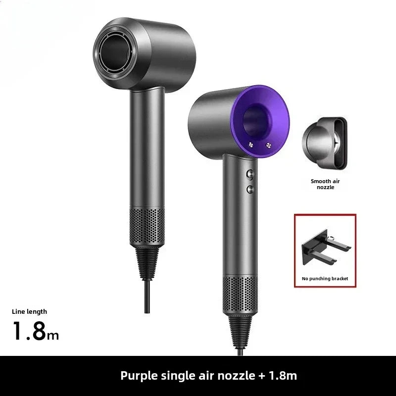 For EU Professional Leafless Hair Dryer, High-Speed Negative Ion 110,000 Rpm, Professional Hair Care, 62M/S Wind, 1600W, Quick
