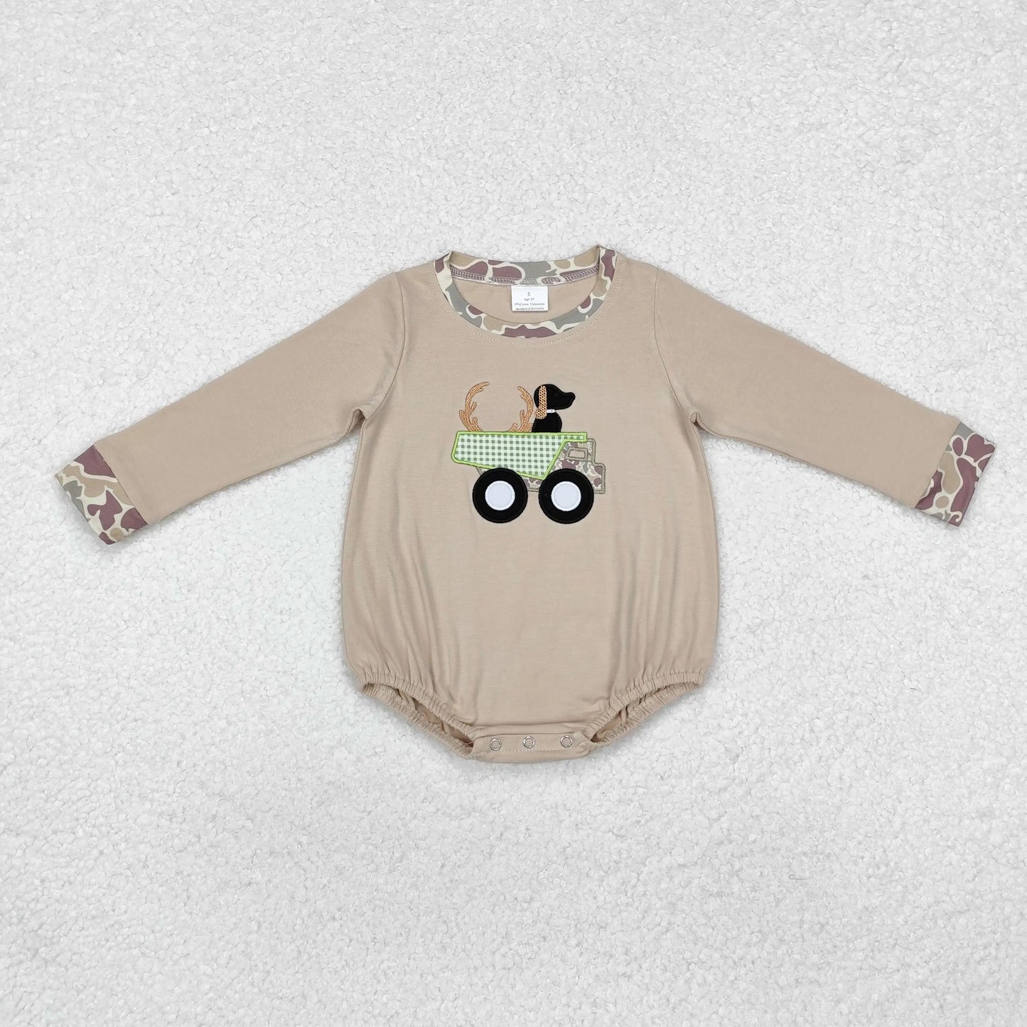 Duck Embroidery Blue Color Baby Summer Romper Wholesale RTS Kids Boutique Infant Factory Price Toddlers High Quality Baby Romper