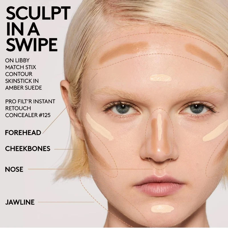 Fenty Beauty Contour Stick Modifies Facial Enhances The Three-dimensionality of Facial Features Vibrant Color Smooth Lip Gloss
