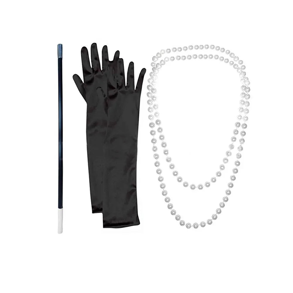 Halloween Crulla Cosplay Costume Cruella Tulle Dress Party Girls Black White Carnival Kids Cruella Wig Lace Mask Suit Clothes
