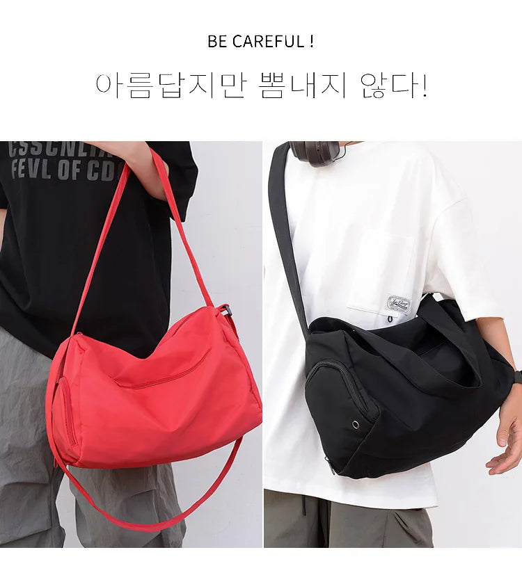 2025 Large capacity Travel Tote Bags for Women nylon Shoulder Messenger Bag Sports Yoga Satchels Fashion Woman Handbag