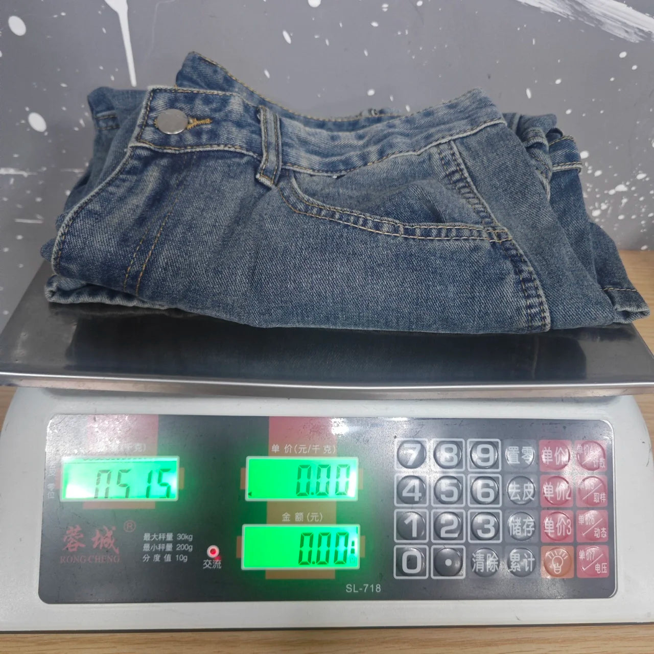 IEFB Workwear Men's Denim Shorts Multi Pocket Wide Leg Baggy Fit Casual Summer Streetwear Casual Cargo Jeans 9X2957