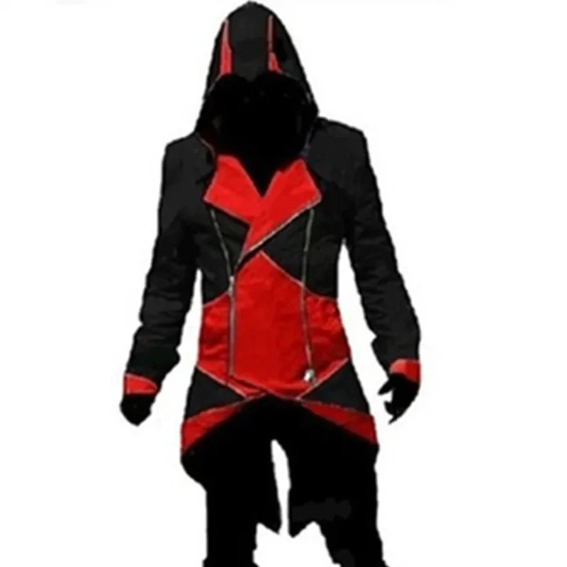 Halloween Steampunk Clothes Cosplay Movie&tv Costume Adult Men Dress Up Party Streetwear Hoodie Jacket Outwear Coats Hoodies