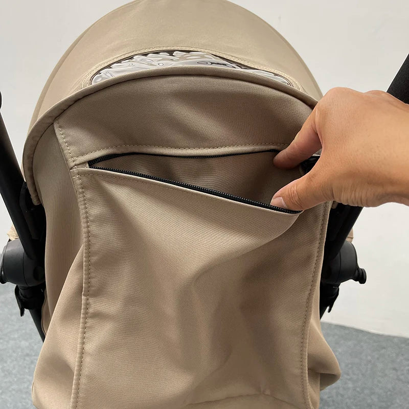 175° Stroller Hood&Seat Liner For Babyzen Yoyo Canopy Cover Cushion Fit YOYO2/YOYA Pram Sunshade 1:1 Fabric Stroller Accessories