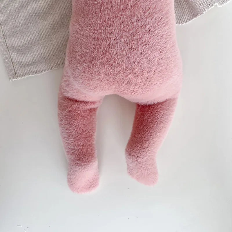 0-3T Newborn Kid Baby Boys Girls Winter Clothes Warm Baby Romper with Hat Cute Sweet Jumpsuit Cute Sweet Lovely Baby Outfit