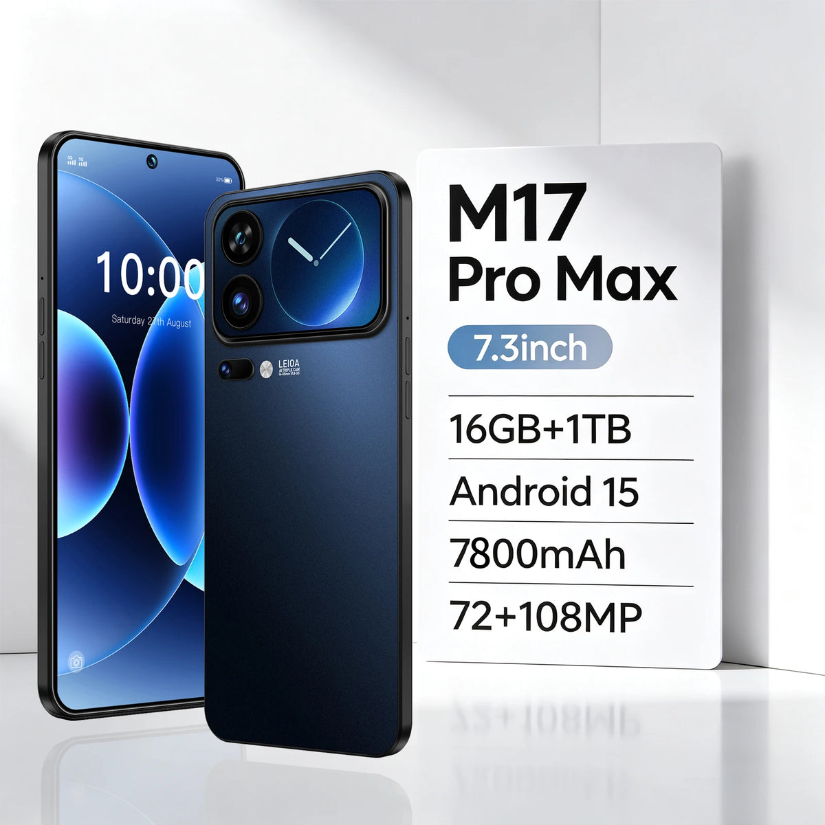 2026 New High Quality M17 Pro Max Original Intelligent 4G Dual Card Dual Standby System 7800mAh Battery Global Version Hot Sale