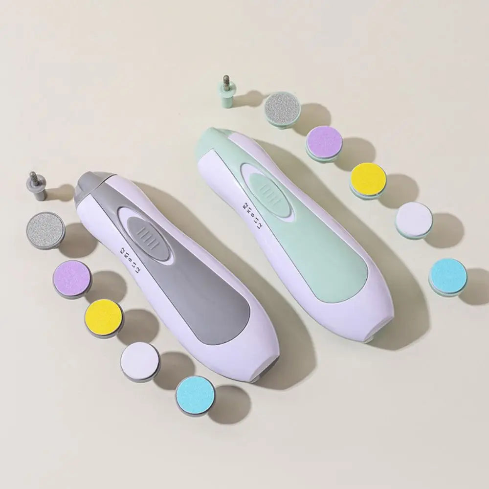 Multifunctional Electric Baby Nail Trimmer with Light Care Nail Baby Nail Clipper Manicure with Storage Box Baby Nail Grinder