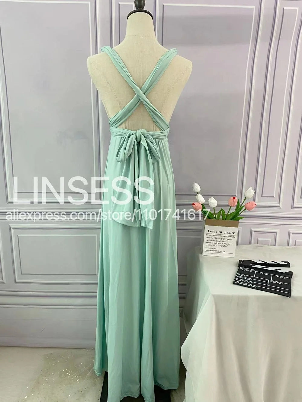 Multiway Maxi Dress Bridesmaid Dress Infinity Cocktail Dress Floor Length Bridesmaid Dress Maxi Dress for Bridesmaid Gifts