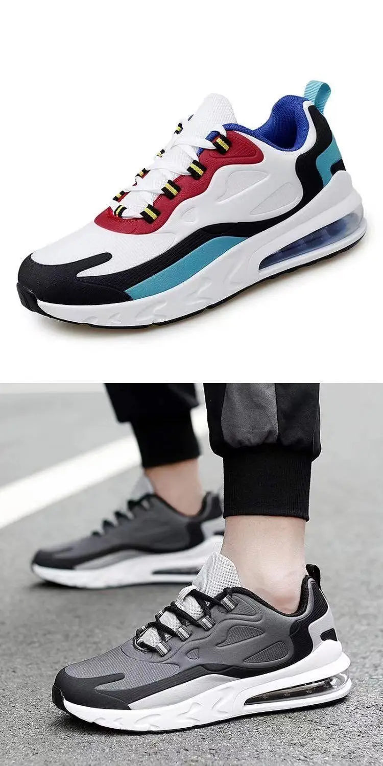Unisex Large Size Sports Shoes Breathable Comfortable Spring Autumn Fashionable Casual Mesh Air Cushioning Low Top Sneakers