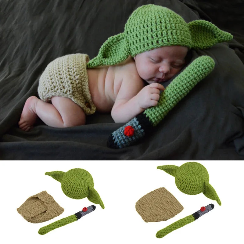 Handmade Crochet Costume Halloween Photoshoot for Baby Boy Photography Props Outfits Newborn Babies Gifts 0-6M Lion Pants Set