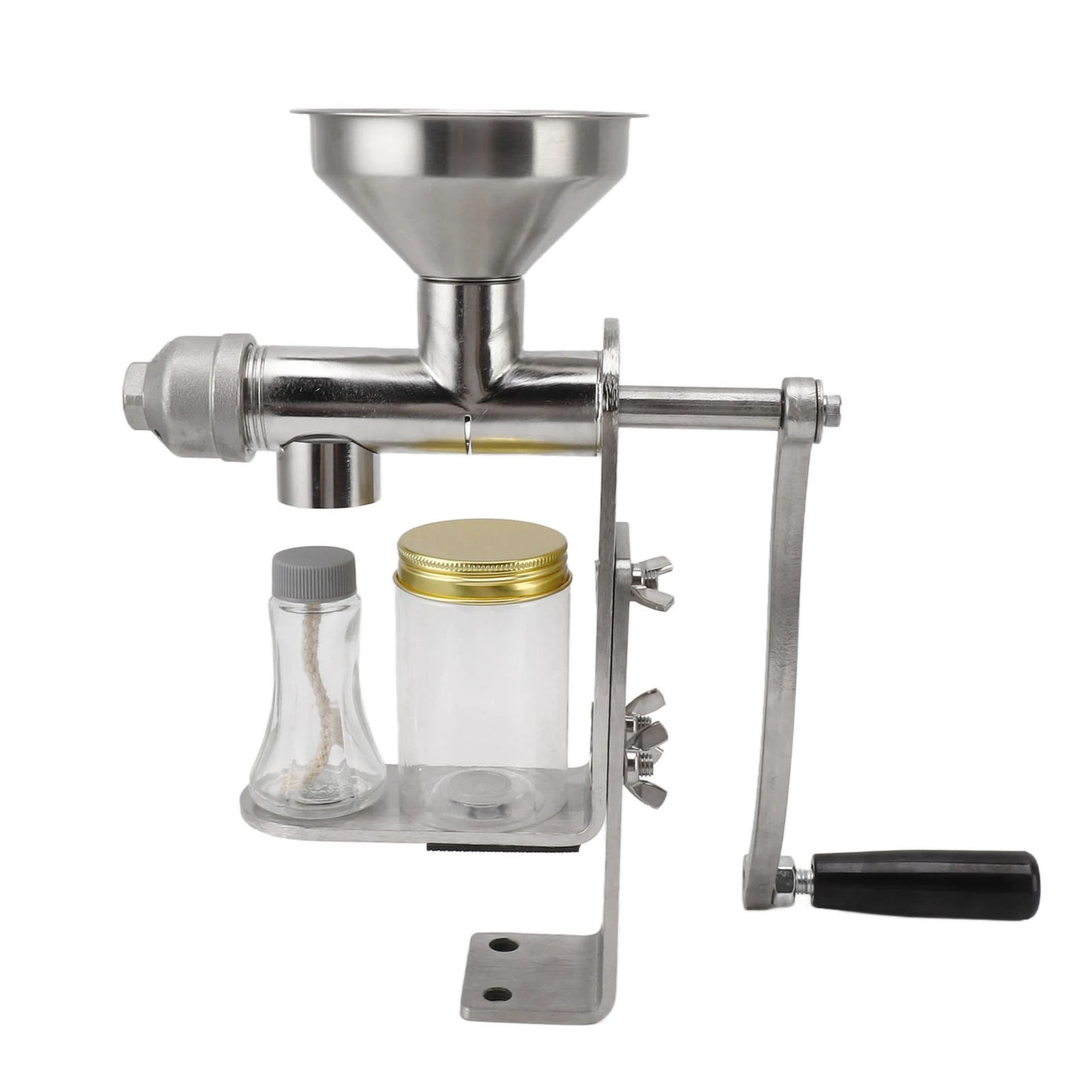 Oil Extractor Machine Oil Press Machine Hot Cold Press Stainless Steel Efficient Easy To Clean Manual for Kitchen
