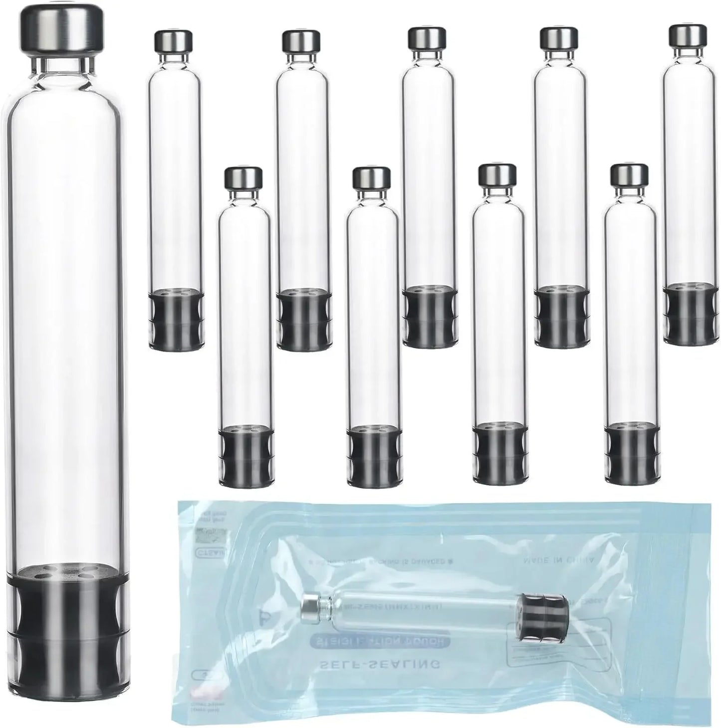 3ml Peptide Insulin Pen Cartridge, 3cc Cartridges Compatible with Reusable Injection V1 & V2 Pens, Individually Pack