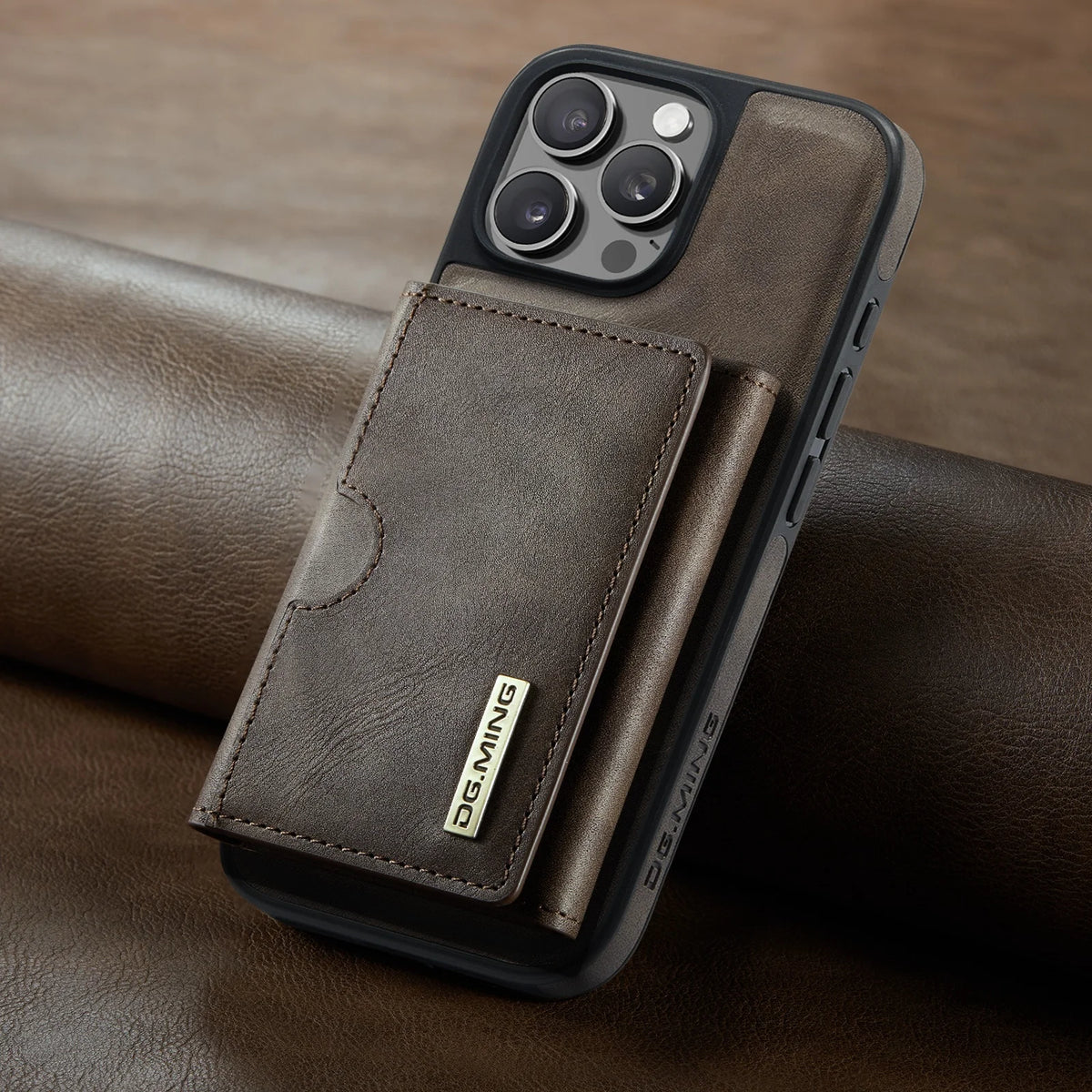 Magnetic Leather Wallet Card Phone Case For iPhone 17E 17 Air 16E 16 Pro Max 15 Plus 14 13 12 11 Flip Wireless Charging Cover