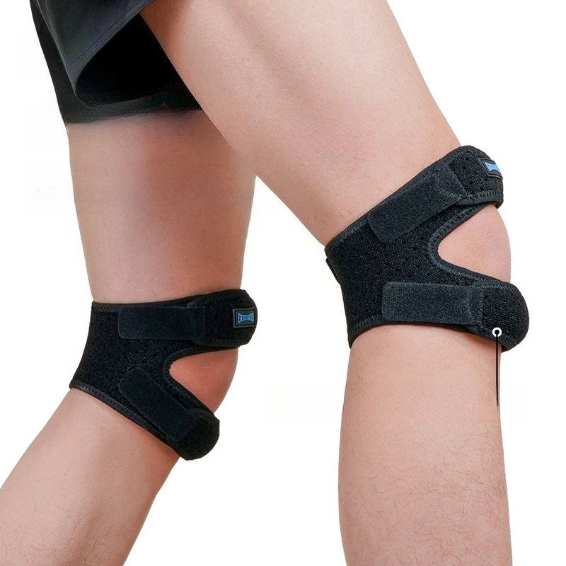 1/2pcs Sport Patellar Strap Silicone Cushioning Knee Pads Meniscus Strap for Men Women Sports Safety