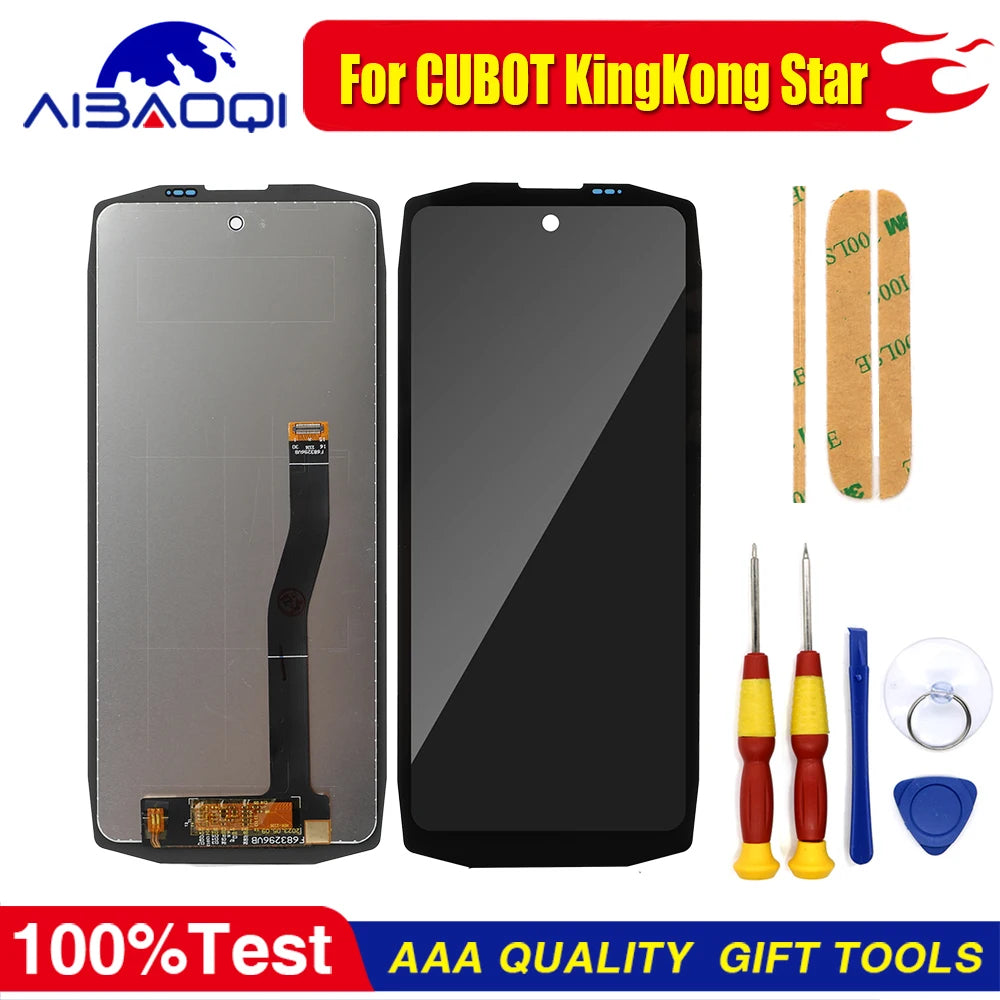 Touch Screen For CUBOT KingKong Star 2 KingKong X Pro KingKong Mini 3 KingKong Mini 4 Pocket 3 LCD Display Digitizer Free Tools