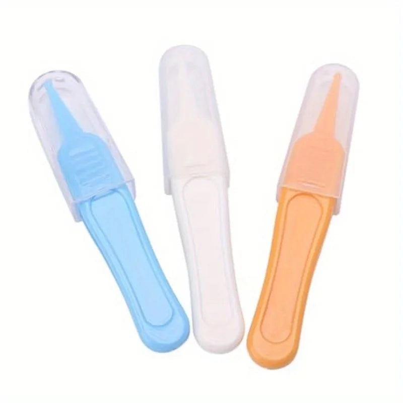 Baby Dig Booger Clip Infants Ear Nose Navel Clean Tools Kids Safety Tweezers Cleaning Forceps Toddler Nasal Cavity Care Supplies