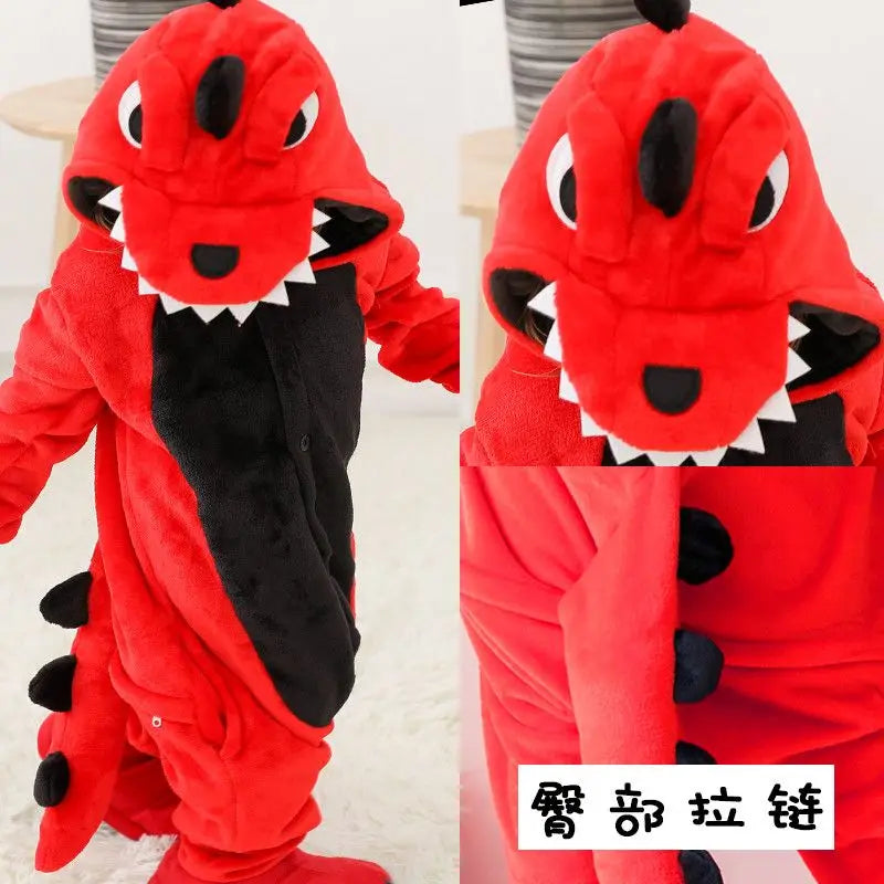 Kigurumi Onesie Kids Capybara Pajamas For Children Christmas Blanket Sleepers Baby Costume Winter Boy Girl Cat Jumspuit