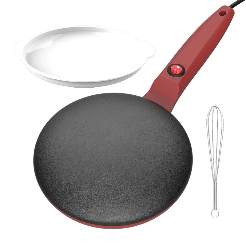 110V/220V Electric Crepe Maker Pie Baking Pan Non-stick Pancake Cooking Machine Chinese Spring Roll Pizza Griddle Cooker EU US