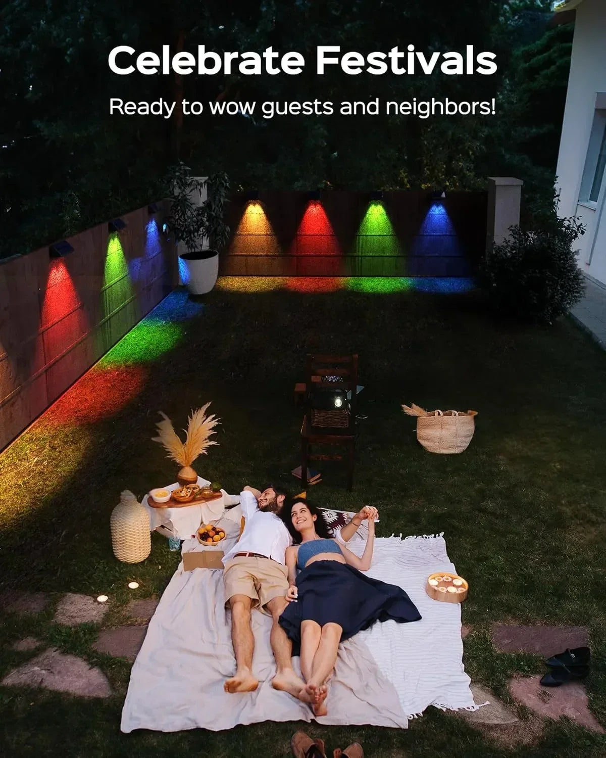 Solar Wall Lamp Outdoor Waterproof Garden Light for Mailbox Address House Number Sign Facades and Landscape Decorative Lighting