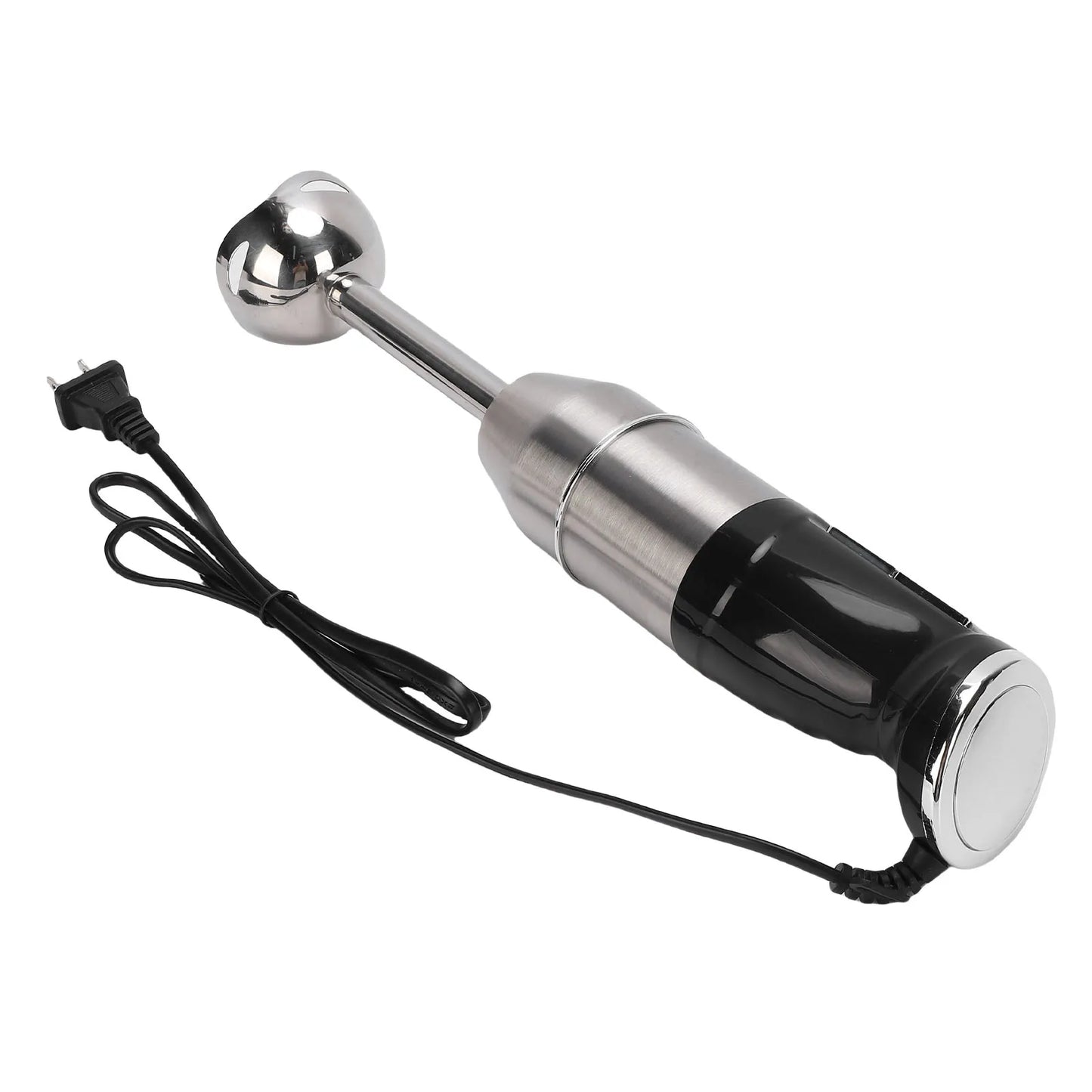 Immersion Hand Blender 400W Electric Handheld Portable Stick Mixer for Effortless Blending Smoothies Shakes Puree Round