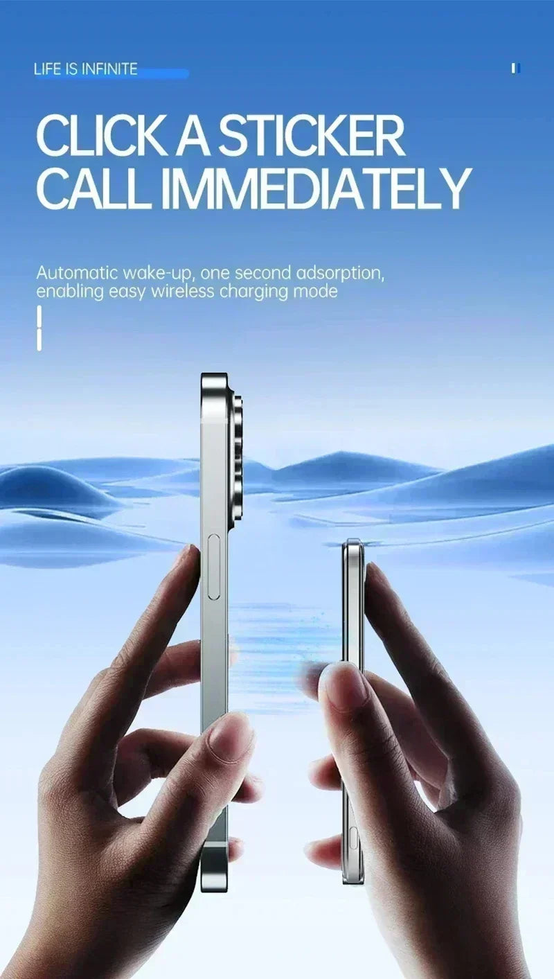 Lenovo 500000mAh CCC Certified Magnetic Ultra Thin Wireless Portable Power Bank Super Fast Charging LED Display Pack For MagSafe