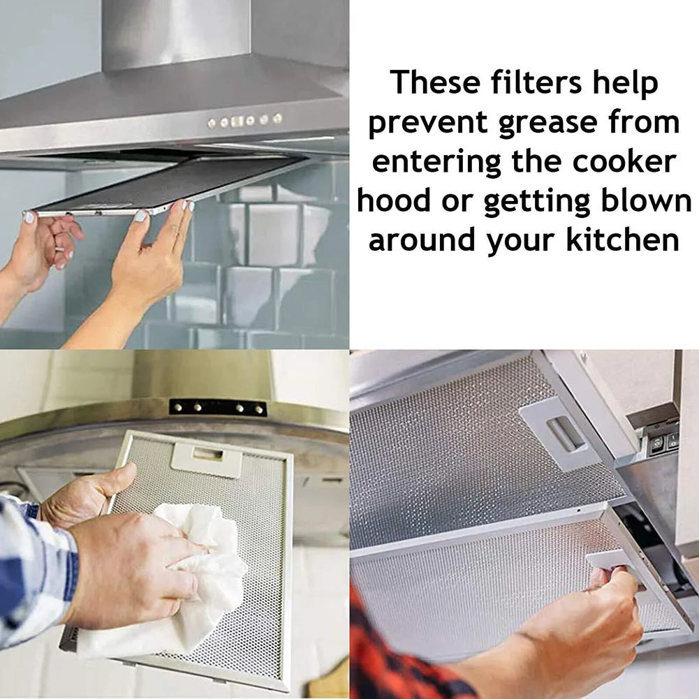 1 Pcs Range Hood Filter Cooker Hood Grease Filter Kitchen Extractor Ventilation Aluminium Aspirator Filter Mesh 270 X 250mm