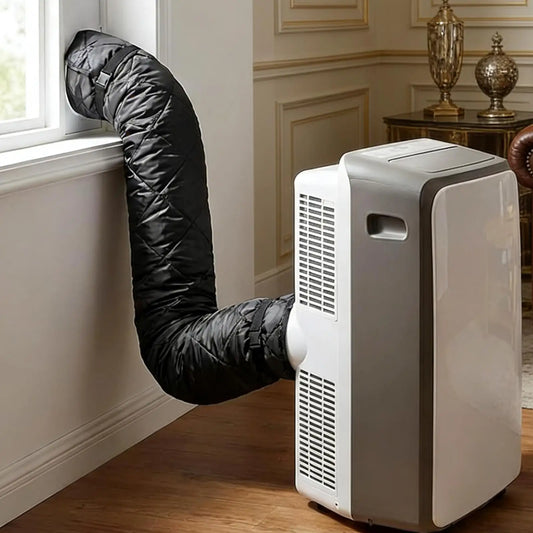 Ac Hose Insulation Sleeve Adjustable Protector Fits 5.8-6 Inch Ac Exhaust Hose Insulation Cover for Living Room Bedroom Home