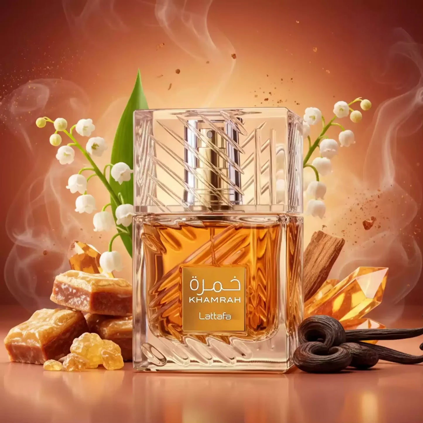 Arabian Oriental Unisex EDP Long Lasting Gourmand Scent Dates Vanilla Amber Crystal Bottle Gift Fragrance Dating Daily Occasion