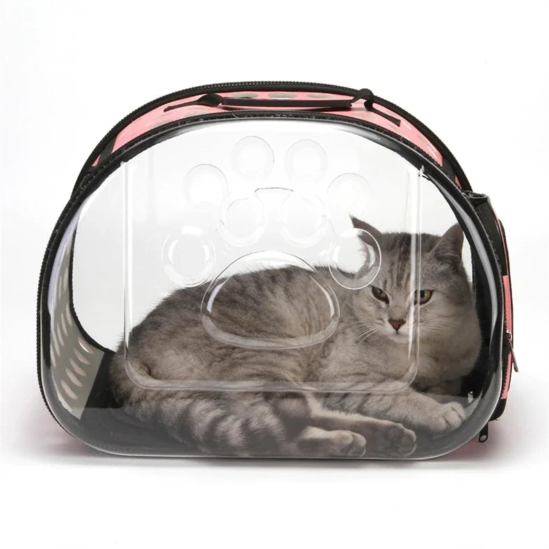 Cat Carrier Bag Outdoor Pet Shoulder bag Pet Dogs Cats Portable Breathable Collapsible Travel Cat Carrier Bag small dog